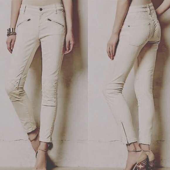 VINTAGE Anthropologie Pilcro & The Letterpress Moto Jeans sz 31 - Picture 14 of 14